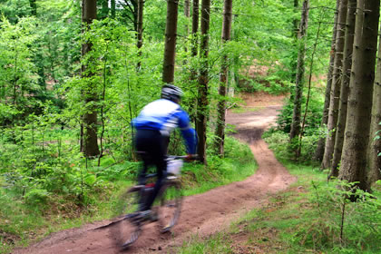 Radfahren und Mountainbiken